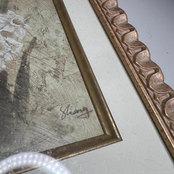 Set of 2 Framed Floral Wall Art Prints – Albena Hristova & B.J. Zhang – 2001 USA - Picture 7 of 9